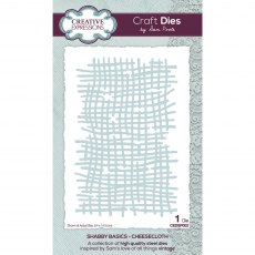 Creative Expressions Sam Poole Craft Die Shabby Basics Cheesecloth