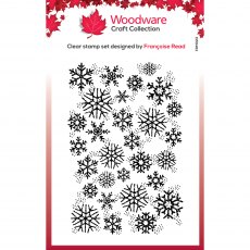 Woodware Clear Stamps Snowflake Flurry