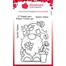 Woodware Clear Stamps Garden Gnome | Set of 4