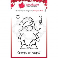 Woodware Clear Stamps Gnome | Set of 4