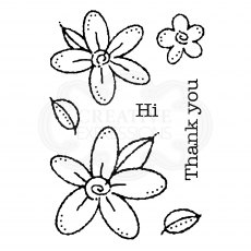 Woodware Clear Stamps Daisies | Set of 7
