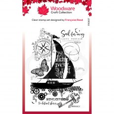 Woodware Clear Stamps Sail Away