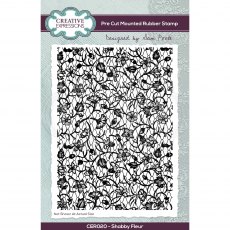 Creative Expressions Sam Poole Rubber Stamp Shabby Fleur