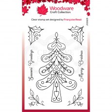 Woodware Clear Stamps Nordic Tree | Set of 7