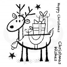 Woodware Clear Stamps Rudolph Pressies | Set of 5