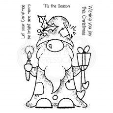Woodware Clear Stamps Seasonal Gnome | Set of 4