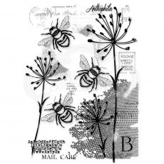 Woodware Clear Stamps Three Bees