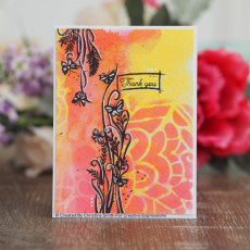 Creative Expressions Designer Boutique Rubber Stamp Flutterby Trio | Set of 3