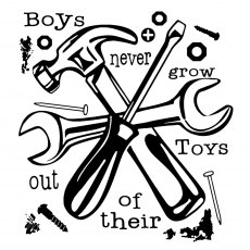 Woodware Clear Stamps Boys Toys