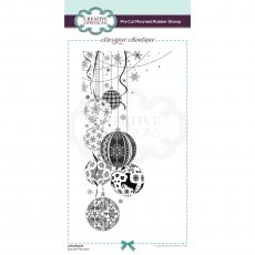 Creative Expressions Designer Boutique Collection Rubber Stamp Bauble Pendant