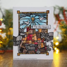 Creative Expressions Designer Boutique Collection Rubber Stamp Away In A Manger