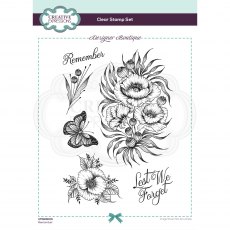 Creative Expressions Designer Boutique Collection Clear Stamp Remember | Set of 6