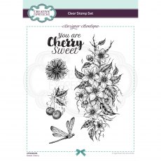 Creative Expressions Designer Boutique Collection Clear Stamp Sweet Cherry | Set of 5