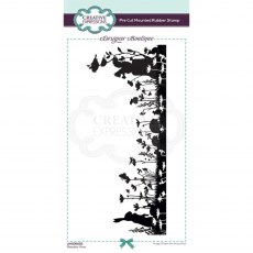 Creative Expressions Designer Boutique Collection Rubber Stamp Meadow View