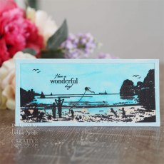Creative Expressions Designer Boutique Collection Rubber Stamp Summer Holidays