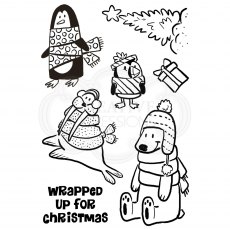 Creative Expressions Designer Boutique Clear Stamps Wrapped Up | Set of 7