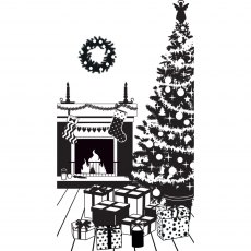 Creative Expressions Designer Boutique Collection Rubber Stamp The Night Before Christmas