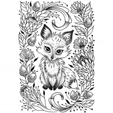 Creative Expressions Designer Boutique Collection Clear Stamp The Fox’s Den