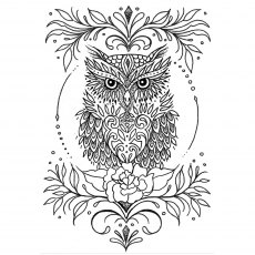 Creative Expressions Designer Boutique Collection Clear Stamp Owl Be There For Twit Twoo