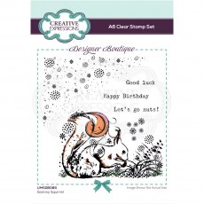 Creative Expressions Designer Boutique Collection Clear Stamp Sammy Squirrel