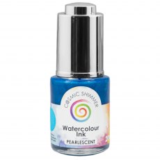 Cosmic Shimmer Pearlescent Watercolour Ink Turquoise Cascade | 20ml