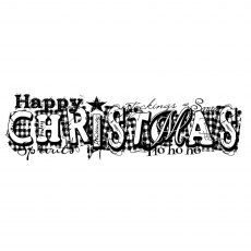 Woodware Clear Stamps Graffiti Christmas