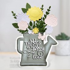 Sue Wilson Craft Dies Finishing Touches Collection Flower Bouquet | Set of 20