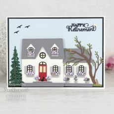 Sue Wilson Craft Dies Shaped Card Collection House Front | Set of 3