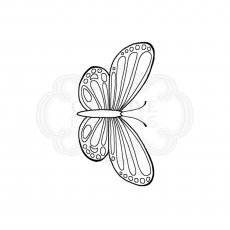 Woodware Clear Stamps Mini Wings Common Blue