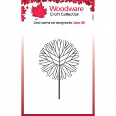 Woodware Clear Stamps Mini Round Twiggy Tree
