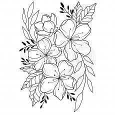 Woodware Clear Stamps Floral Wonder