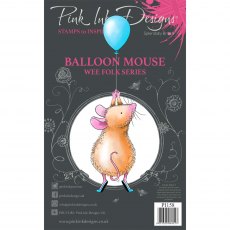 Pink Ink Designs Clear Stamp Balloon Mouse