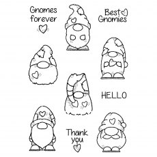 Woodware Clear Stamps Mini Gnomes | Set of 10