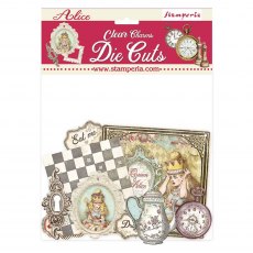 Stamperia Clear Die Cuts Alice Charms