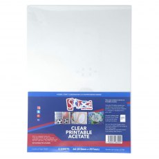 Stix2 A4 Clear Printable Acetate Sheets | 5 sheets