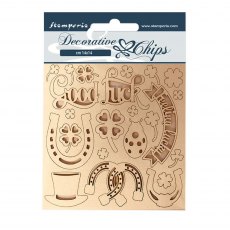 Stamperia Decorative Chips Good Luck