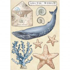 Stamperia Coloured Wooden Shapes Arctic World