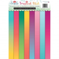 Angela Poole A4 Gradients Card Pack Tropical Mist | 24 sheets