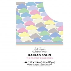Kaskad Pastels Collection A4 Coloured Core Card | 40 sheets