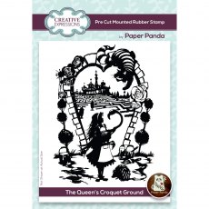 Creative Expressions Paper Panda Rubber Stamp The Queen's Croquet Ground