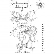 Pink Ink Designs Clear Stamp Oops A Daisy | Set of 4