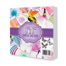 Hunkydory 8 x 8 inch Ink Me! Essential Card Block | 50 sheets
