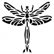IndigoBlu Inky Dink Stencil Dragonfly | 3 x 3 inch