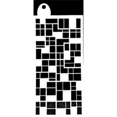 IndigoBlu Stencil Squares | 6 x 3 inch