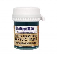 IndigoBlu Artists Translucent Acrylic Paint Teal for Two | 20ml