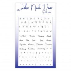 John Next Door Clear Stamp Everyday Alphabet