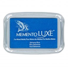 Tsukineko Memento Luxe Inkpad Bahama Blue