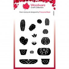 Woodware Clear Stamps Build a Cactus | Set of 14