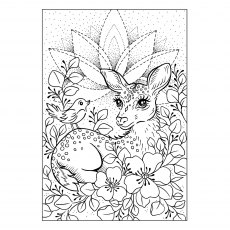 Creative Expressions Designer Boutique Collection Clear Stamp Deer Friends