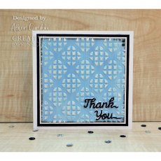 Creative Expressions Craft Dies One-Liner Collection Thank You
